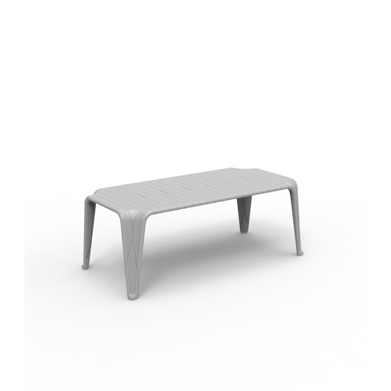 Plastic Side Table, Steel