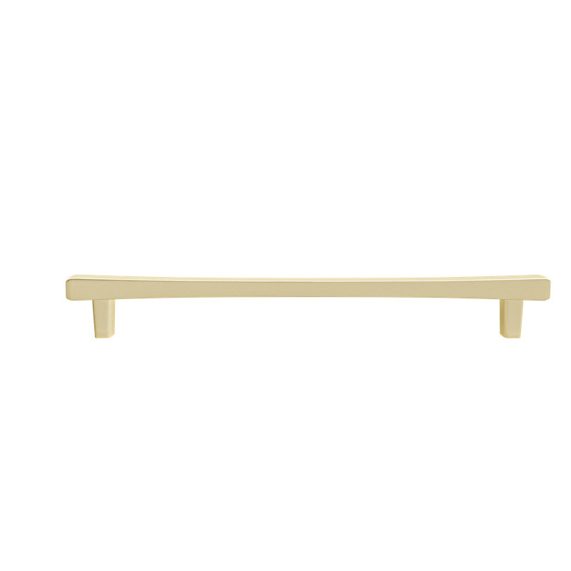 Diamond Tapered Bar / Handle Pull, Satin Brass, 6"