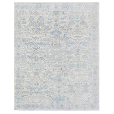 Zuli Sultan One-of-a-Kind 8'2" X 10'2" New Age Wool Area Rug in Gray