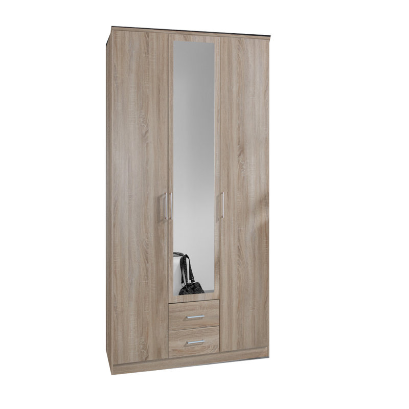 Breakthrough 3 Door Manufactured Wood Wardrobe