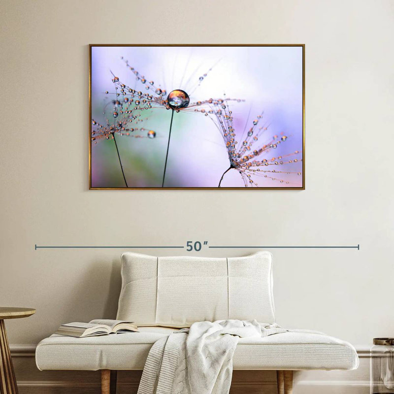 Pastel Friends, Floating Frame Gold, 40" X 27"