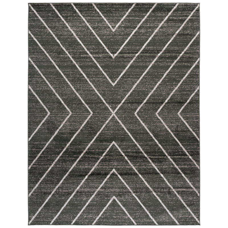 Kishiko Performance Geometric Rug, Rectangle 8' x 10'