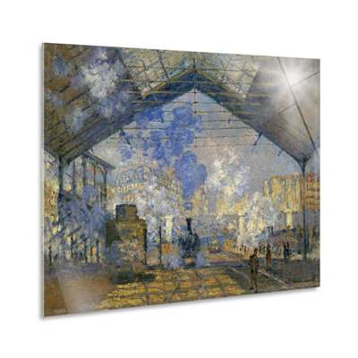 St. Lazarus Station London by Claude Monet - No Frame Painting