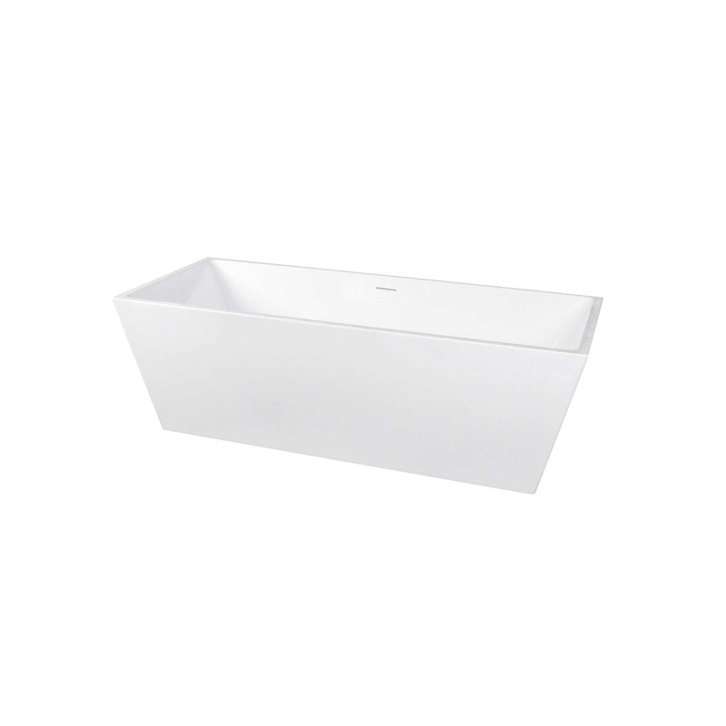 Brock 67" x 31" Freestanding Soaking Acrylic Bathtub