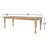 Crain Norene Extendable Solid Wood Dining Table-107102622-107102624