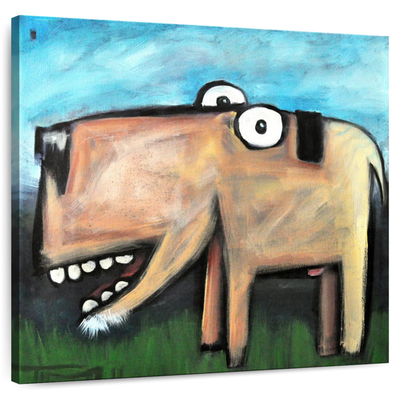 Brampt Dog Poster II, 16" H x 16" W