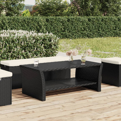 Lathbury Rectangular Metal Outdoor Coffee Table , 100cm cm W 50cm cm D