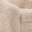 Caitlin Polyester Faux Fur Occasional Chair, Cream