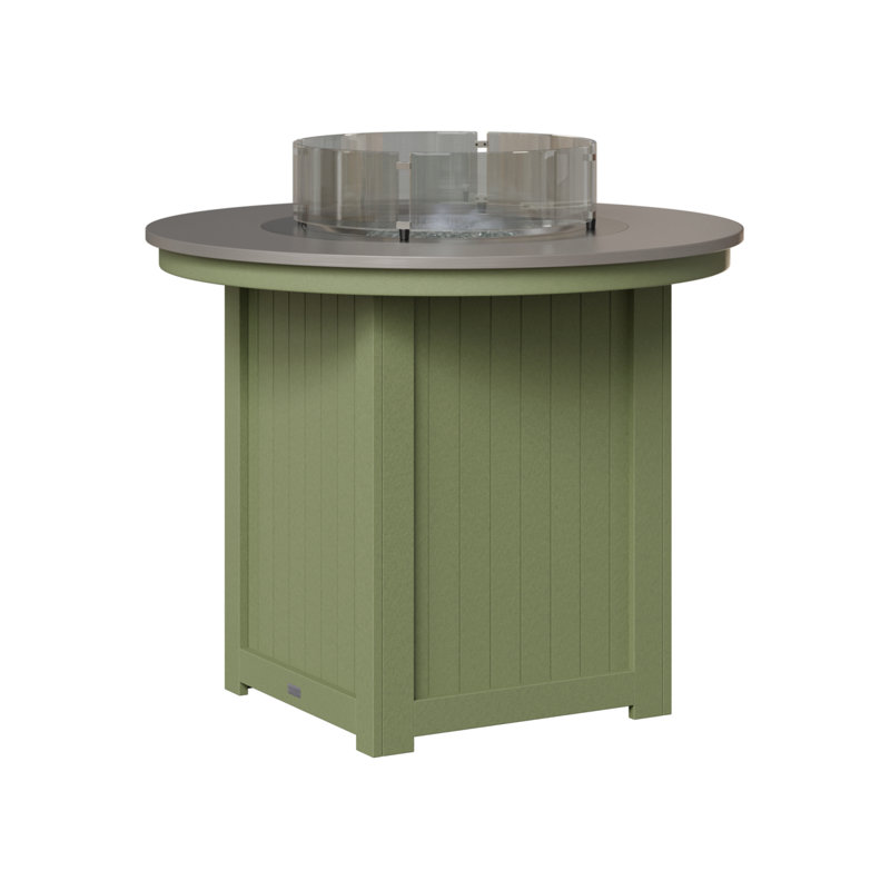 Foyer de table rond à hauteur de comptoir de 44 po Berlin Gardens Donoma, H 37 po x l 44 po x P 44 po