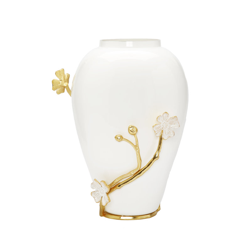 Vase de table en porcelaine 11 po Gertjan