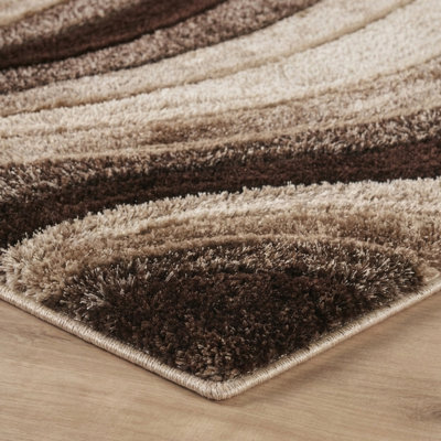 Boise Geometric Shag Area Rug