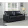 Brenndan Modern Leather-Like Sleeper Sofa with Memory Foam
