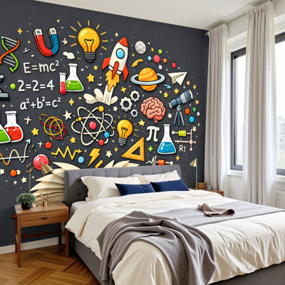 Papier peint auto-adhésif pour enfants pour enfants en salle de classe