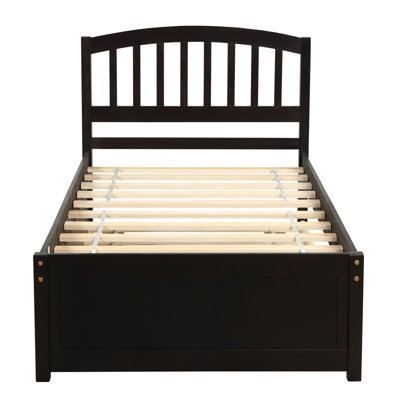 Antenore Twin Solid Wood Daybed with Trundle by Lark Manor