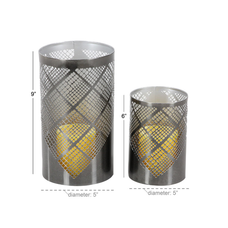 9'' H Metal Tabletop Votive Holder
