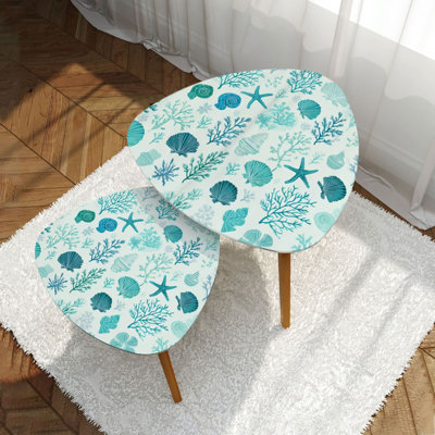 Ensemble de 2 tables gigognes Triangle Nesting