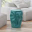 Carved Elephant Porcelain Garden Stool