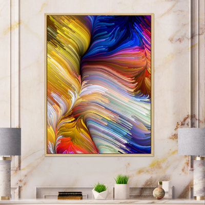 Évasion de l'art liquide - œuvre d'art moderne sur toile