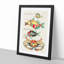 East Indies Fish & Crab Illustrations XXXIV by Louis Renard - Picture Frame Painting Print-55547374-55547377