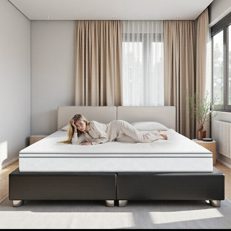 Matelas hybride, Très grand lit, 12"