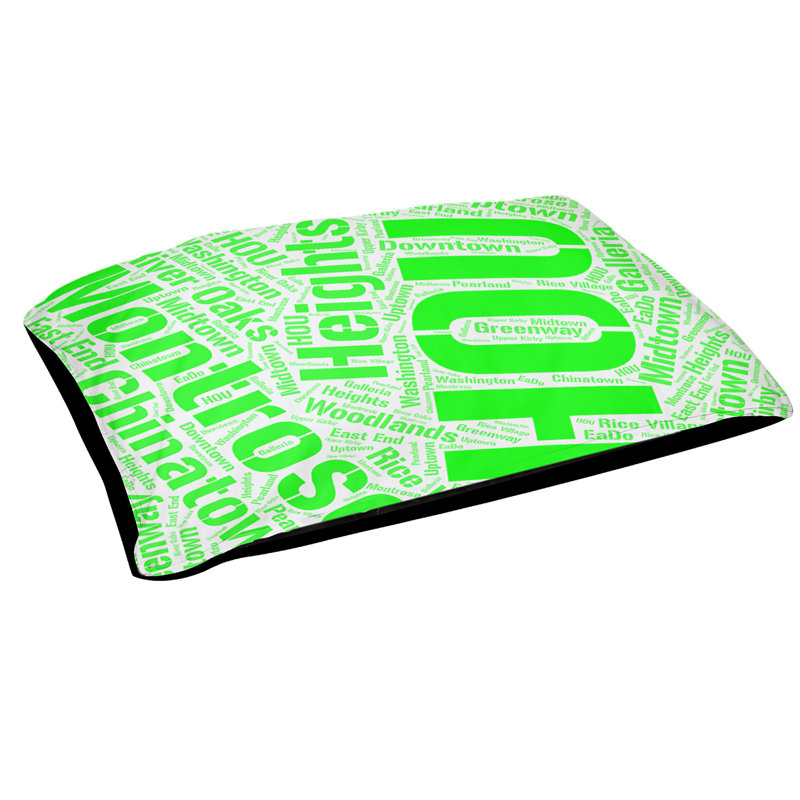 Oreiller rectangulaire designer, Grand L 50 po x l 40 po, Vert, Minneapolis – Saint Paul