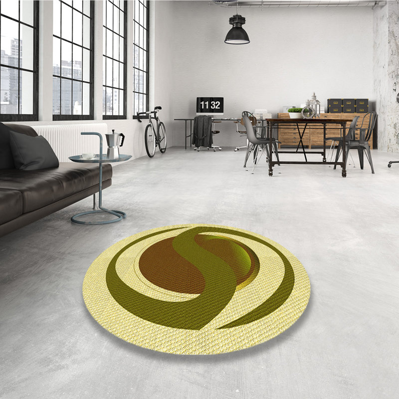 Indoor Rug, Round 4'