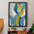 Dinie Horizontal Bands II - Single Picture Frame Print-1979669193-1979669199