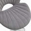 Ensemble de 2 tabourets réglables à hauteur de comptoir avec dossier et repose-pieds - Revêtement en tissu durable-1058650092