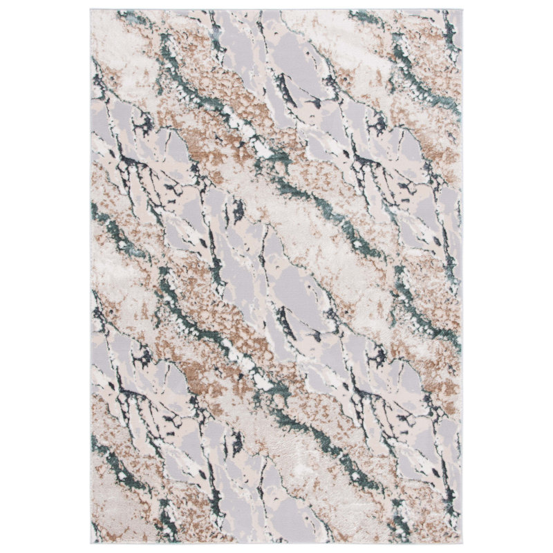 Tapis abstrait Joonyoung 100 Performance, Rectangle 9 pi x 12 pi