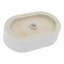 Lavabo de salle de bain vasque ovale en céramique blanche 19,31x12,19 pouces