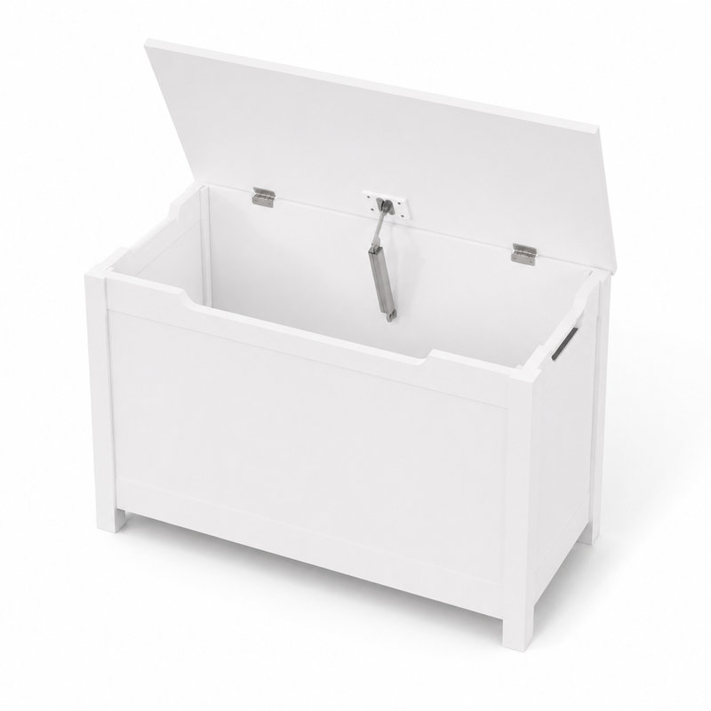 Fredine Storage Bench, White