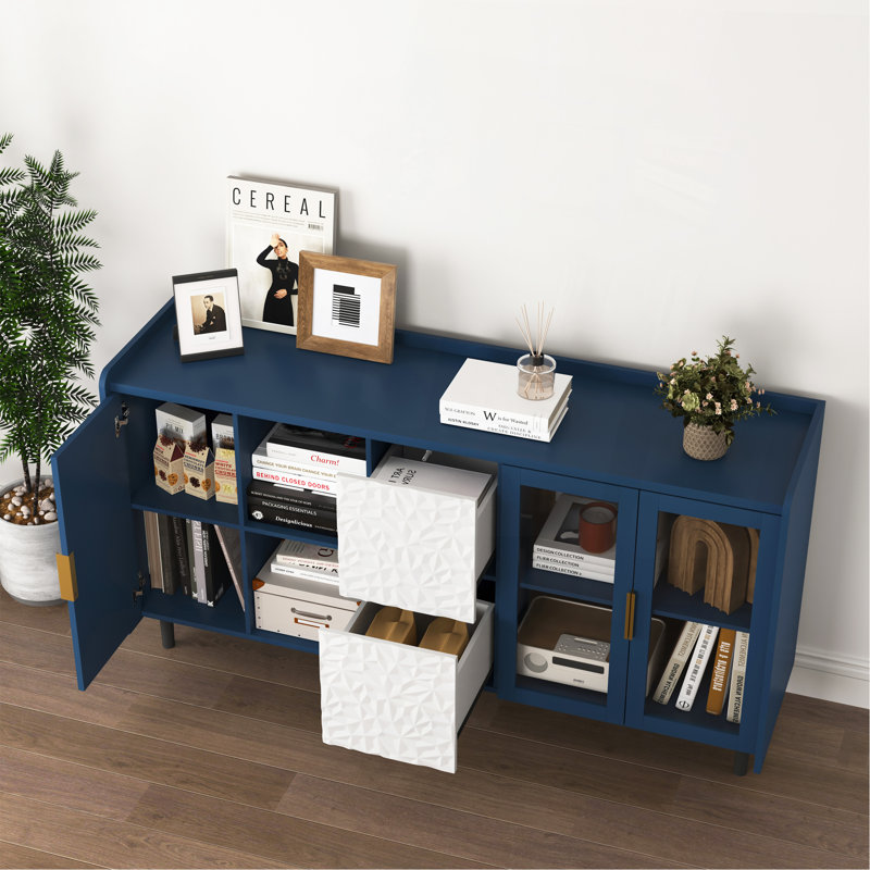 Armoire de rangement Modern, Bleu