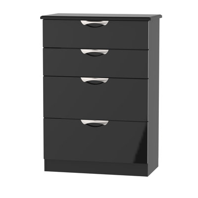 Fully Assembled Leodis 4 Drawer 76.5Cm W Chest of Drawers