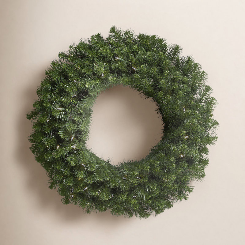 Couronne de sapin artificielle Alanny Dura-Lit, 48 po x 48 po