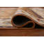 Tapis traditionnel indien brun rouille 12 x 15
