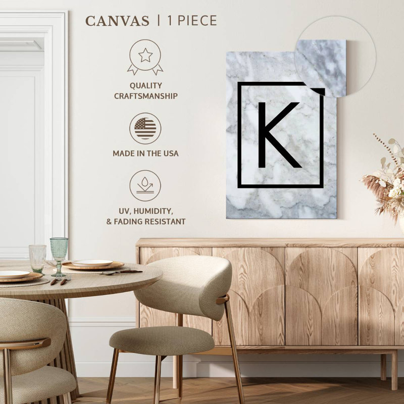 Letter K, 39" H x 26" W