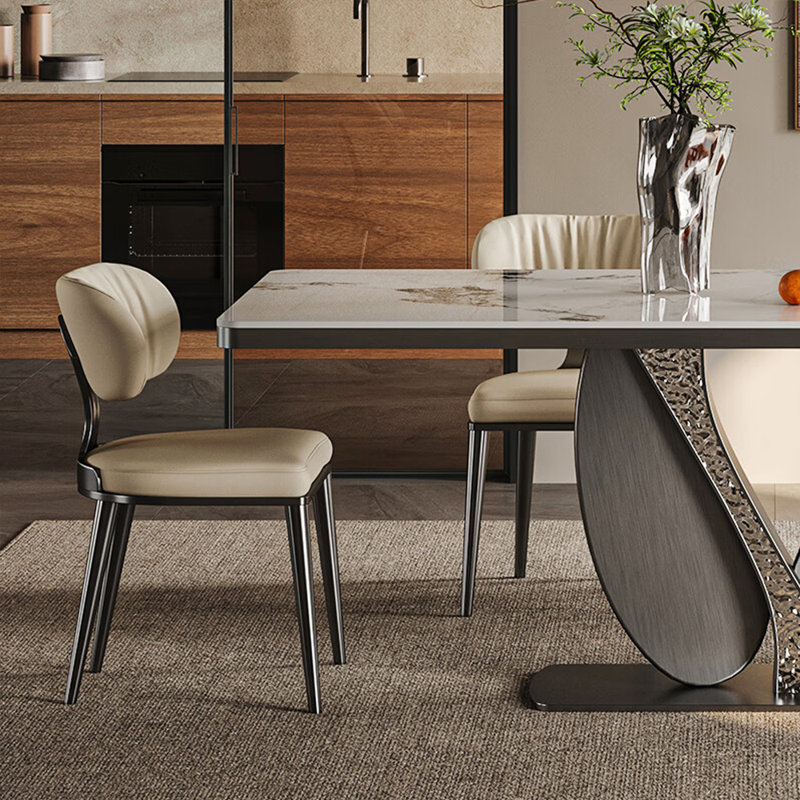 Ensembles de table de salle à manger simples et luxueux, H 29,53 po x L 55,12 po x l 31,5 po