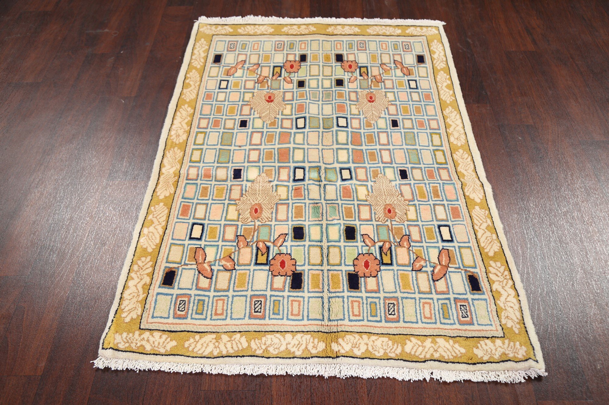 Isabelline One-of-a-Kind 3' X 4'6 New Age Wool Area Rug in