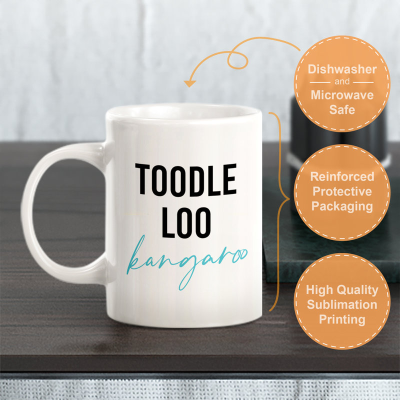 Coffee Mug, 11 oz., Polypropylene Plastic