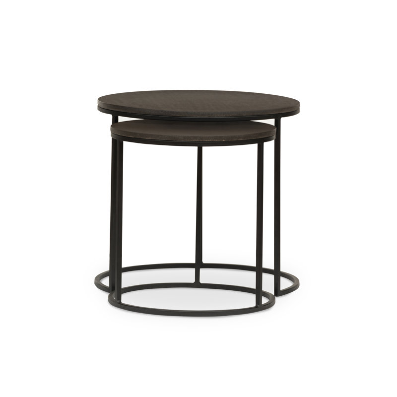 Lavastone Stone Nesting End Table