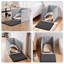 Enceinte pliable pour litière pour chat avec tapis, protection anti-éclaboussures tout-en-un pour bac à litière pour animaux, tapis de protection latéral ouvert avec tapis pour litière pour chat, support facile à nettoyer