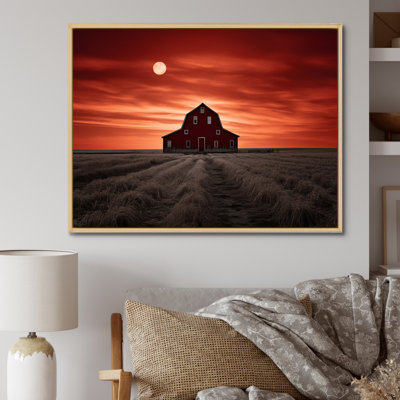 Barn Scenery At Dusk III " Barn Scenery At Dusk III "