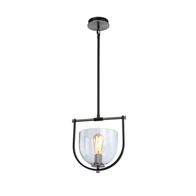 Kroth 1 - Light Black Single Pendant