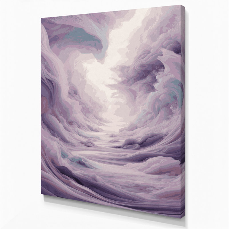«Abstract Landscape 74», art mural sur toile beige, H 20 po x l 16 po