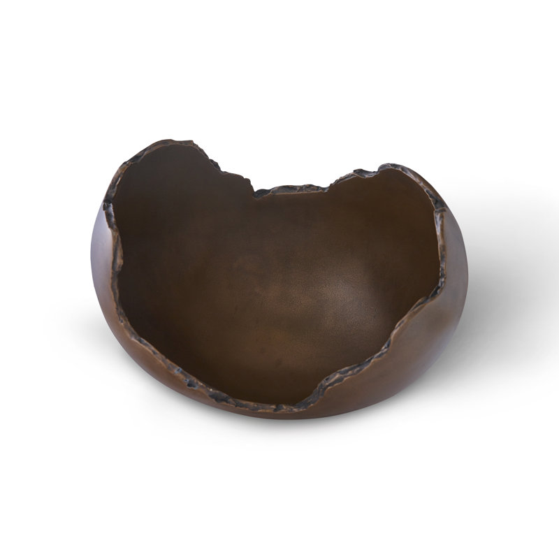Cast Naturals Decorative Bowl in Bronze
