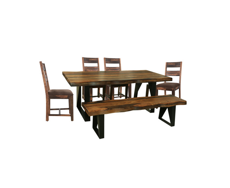 Table de salle à manger de 80 po Gracie Mills, H 30 po x l 80 po x P 40 po
