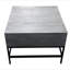Table basse à plateau relevable gris