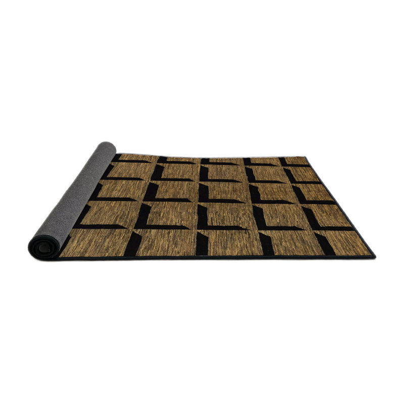 Tapis abstrait moderne 1691, Carré 8 pi