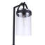 Tête de lanterne câblée à 1 lumière H 17 po Steadham Midnight