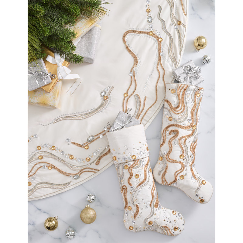 Gilt Wave Stocking